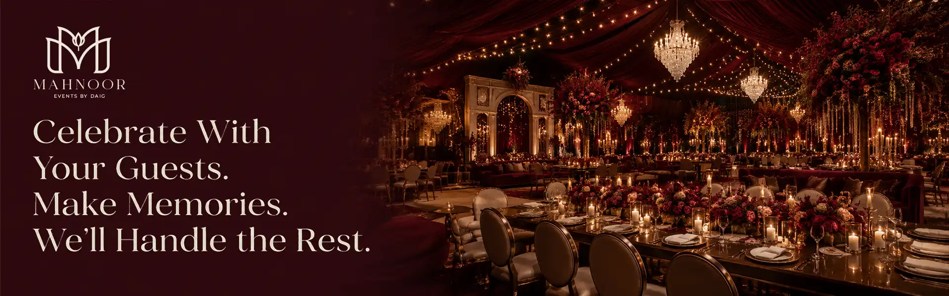 mahnoor events by daig.com Hero banner
